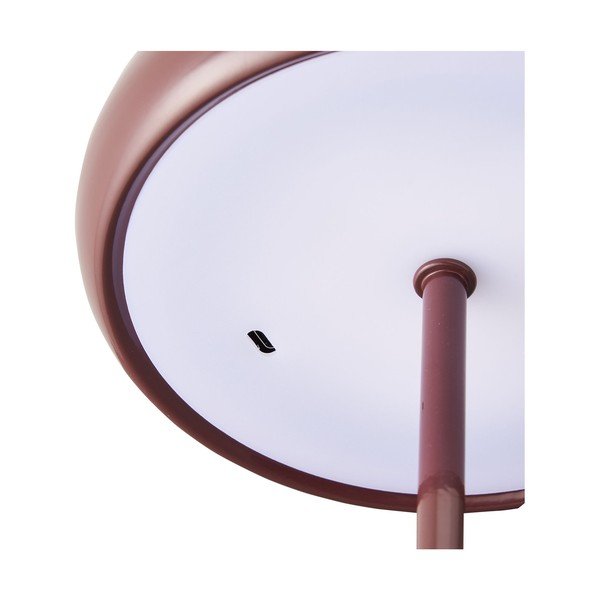 Bordowa metalowa lampa stołowa (wysokość 23 cm) Margate – House Nordic-image-2