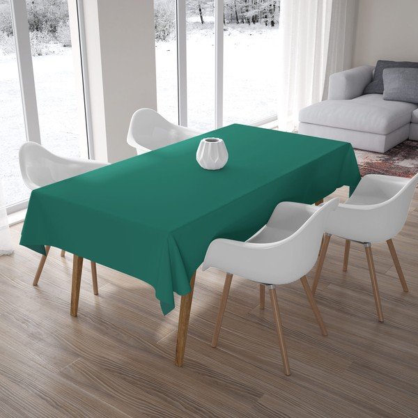 Ciemnozielony obrus Cihan Bilisim Tekstil, 140x180 cm