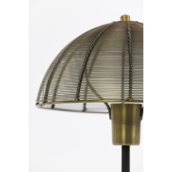Lampa stołowa w kolorze brązu (wysokość 33 cm) Klobu – Light & Living-image-3