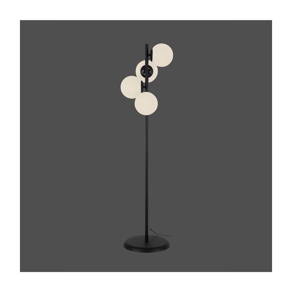 Czarna lampa stojąca Squid Lighting Owl, wys. 130 cm-image-1