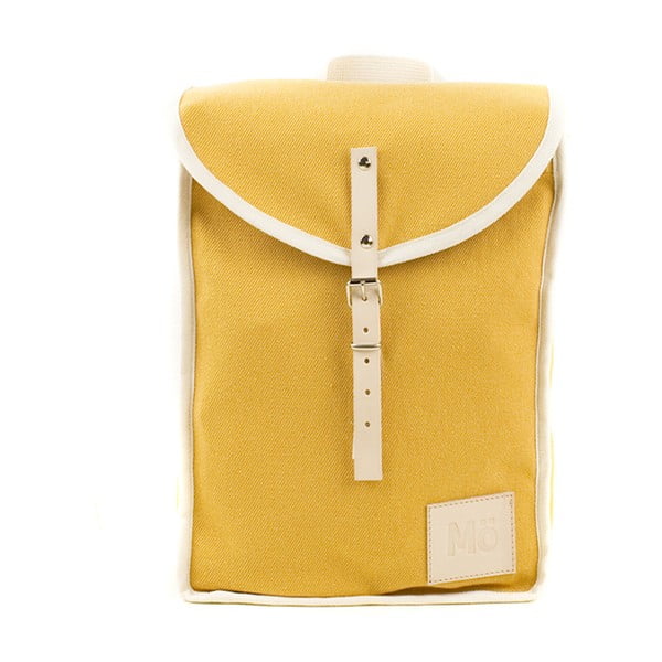żółty plecak z beżowym detalem Mödernaked Yellow Heap