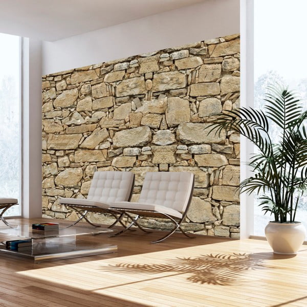 Wielkoformatowa tapeta Bimago Stone Wall, 300x210 cm