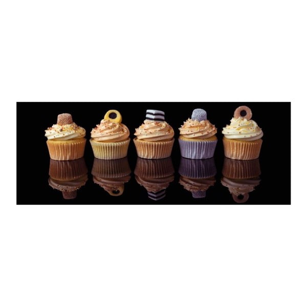 Obraz DecoMalta Cupcakes, 80x30 cm