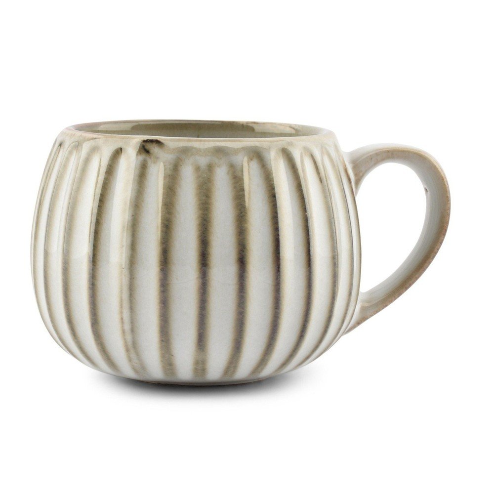 Brązowy/beżowy kamionkowy kubek 400 ml Arto – S|P Collection