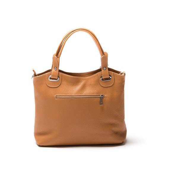 Torebka skórzana Elegant Cognac-image-2