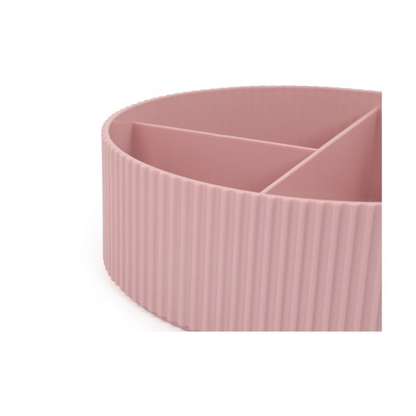 Różowy plastikowy organizer łazienkowy – Mioli Decor-image-4