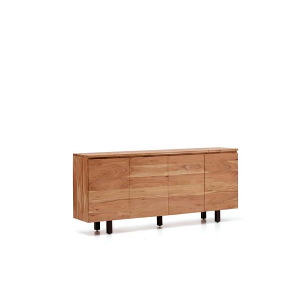 Komoda z litego drewna akacjowego w naturalnym kolorze 200x88x40 cm Uxue – Kave Home-image-2