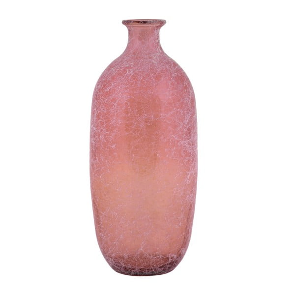 Różowy wazon ze szkła z recyklingu Ego Dekor, 3,15 l