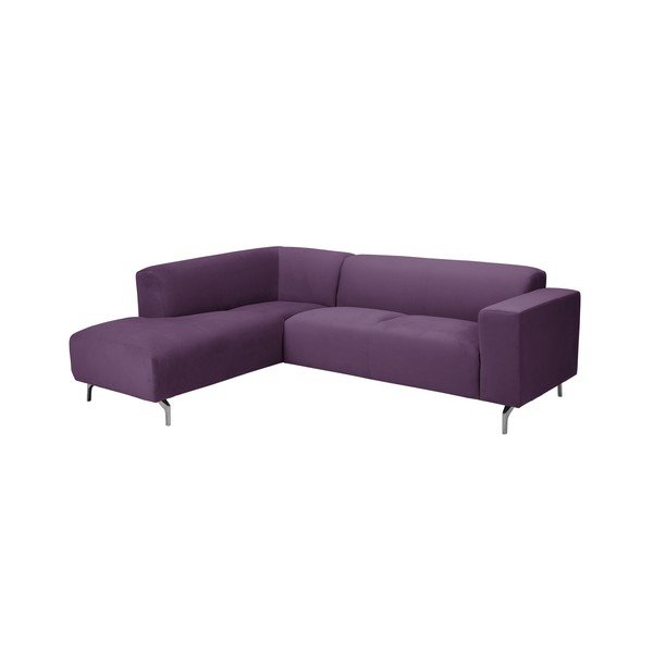 Fioletowy narożnik lewostronny Windsor & Co Sofas Orion-image-1