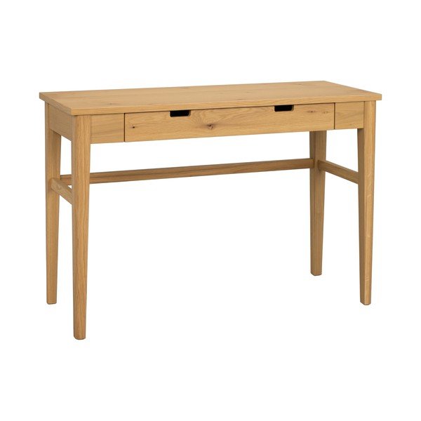 Konsola z blatem w dekorze dębu w naturalnym kolorze 40x110 cm Garrison – Rowico