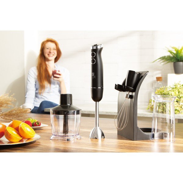 Czarny blender Black SIlver Collection – BerlingerHaus-image-1