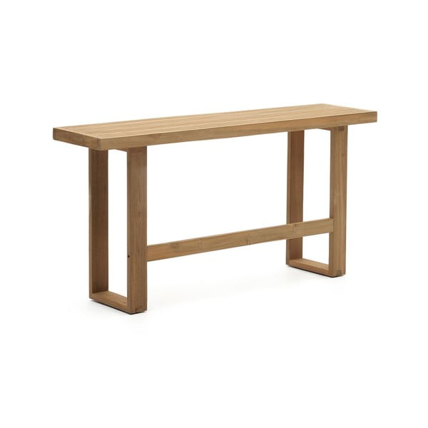 Drewniana ławka ogrodowa w naturalnym kolorze Canadell – Kave Home-image-2