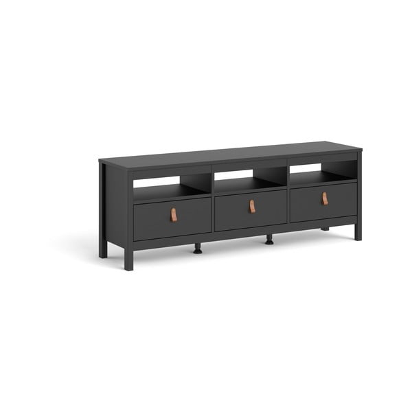 Czarna szafka pod TV 151x54 cm Madrid – Tvilum-image-4