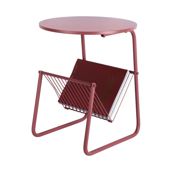 Metalowy okrągły stolik ø 40 cm Riqueza Revista – Leitmotiv-image-2