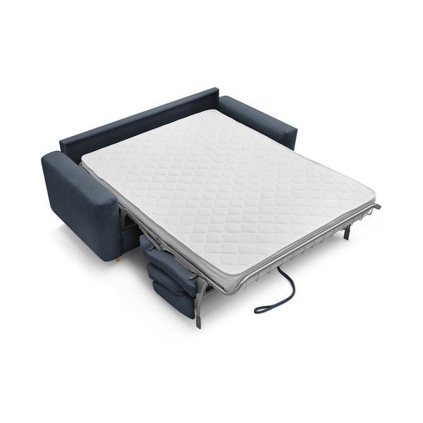 Ciemnoniebieska sofa do spania/rozkładana 220 cm Cocoone – Bobochic Paris-image-3