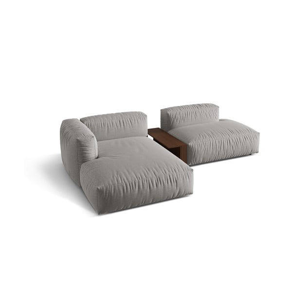 Jasnoszary narożnik modułowy (lewostronny) Martina – Micadoni Home-image-2