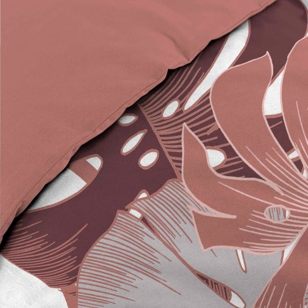 Biało-różowa bawełniana pościel dwuosobowa 240x220 cm Astria – douceur d'intérieur-image-3