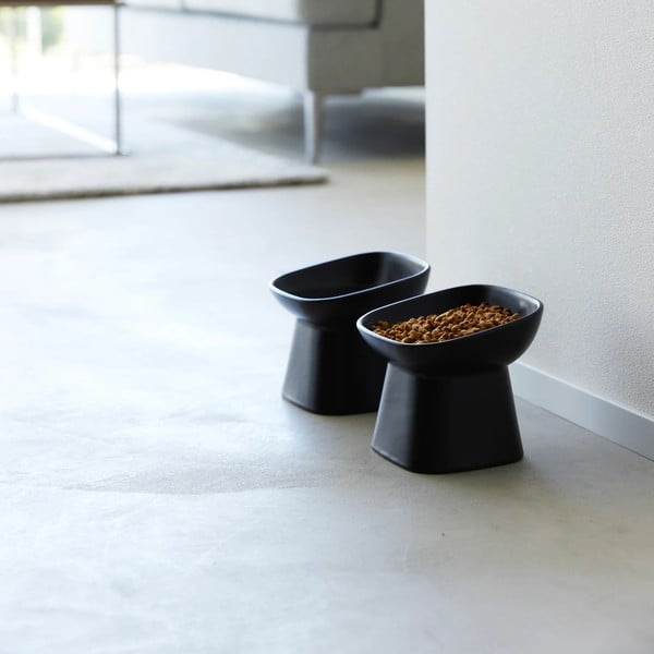 Ceramiczna miska dla czworonoga Tower – YAMAZAKI-image-3