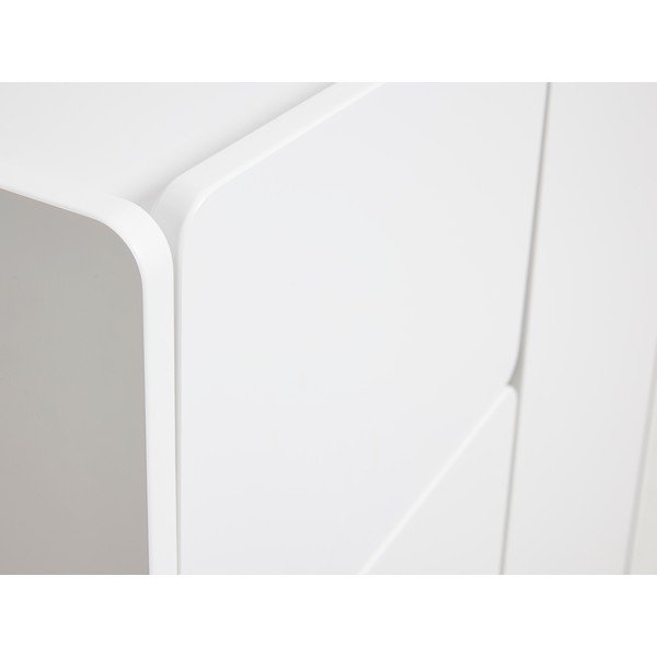 Biała szafka 80x100x40 cm Bera – Unique Furniture-image-4