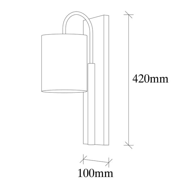 Czarny/beżowy kinkiet Baston – Opviq lights-image-1