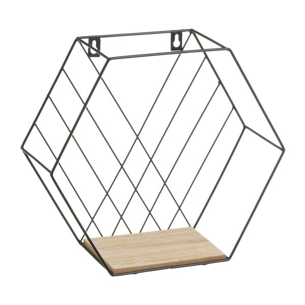 Czarno-naturalne półki zestaw 3 szt. 31 cm – Casa Selección-image-4