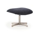 Ciemnoniebieski podnóżek z tkaniny szenilowej Teryl – Kave Home