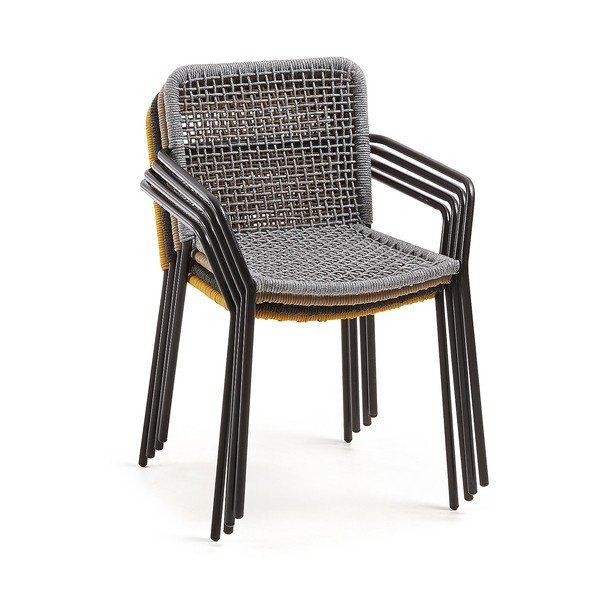 Szary fotel La Forma Boomer-image-4
