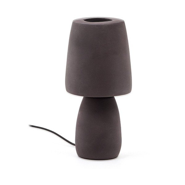 Ciemnobrązowa lampa stołowa (wysokość 30 cm) Tandy – Kave Home