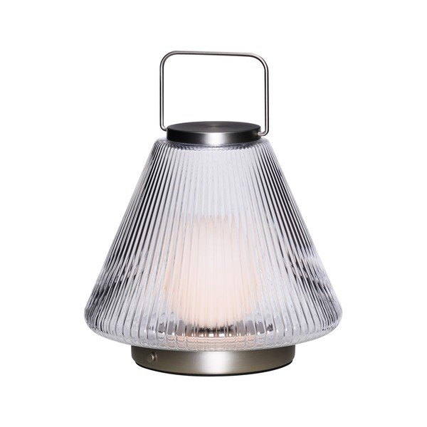 Szklana lampa stołowa LED ø24x28 cm Tou – Hübsch