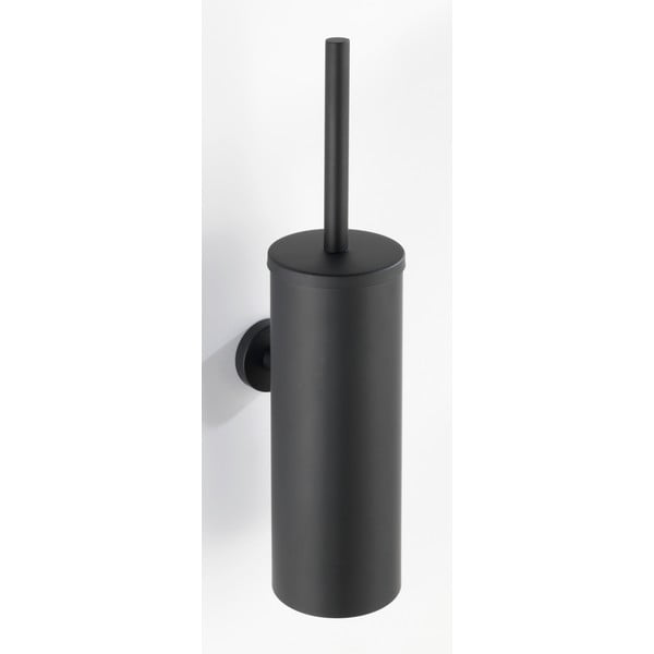 Ścienna szczotka do WC ze stali nierdzewnej w kolorze matowej czerni Bosio – Wenko-image-2
