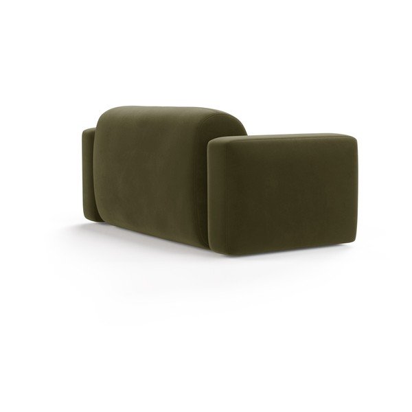 Aksamitna sofa w kolorze khaki 180 cm Strino – Cosmopolitan Design-image-2
