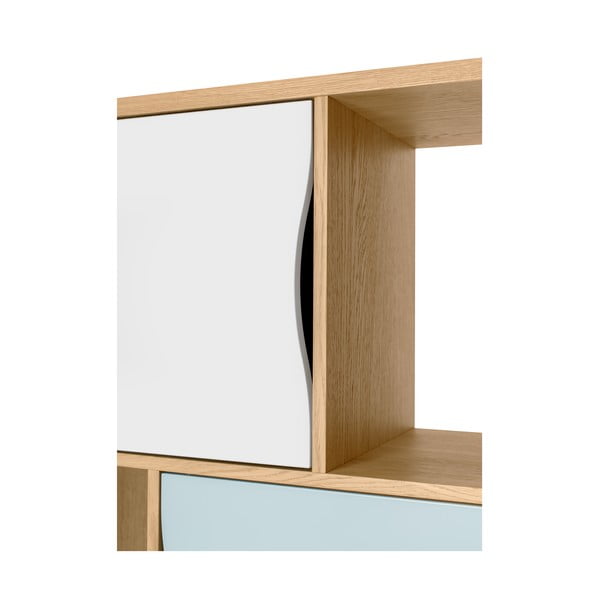 Turkusowy regał z drzwiczkami Woodman Avon-image-1