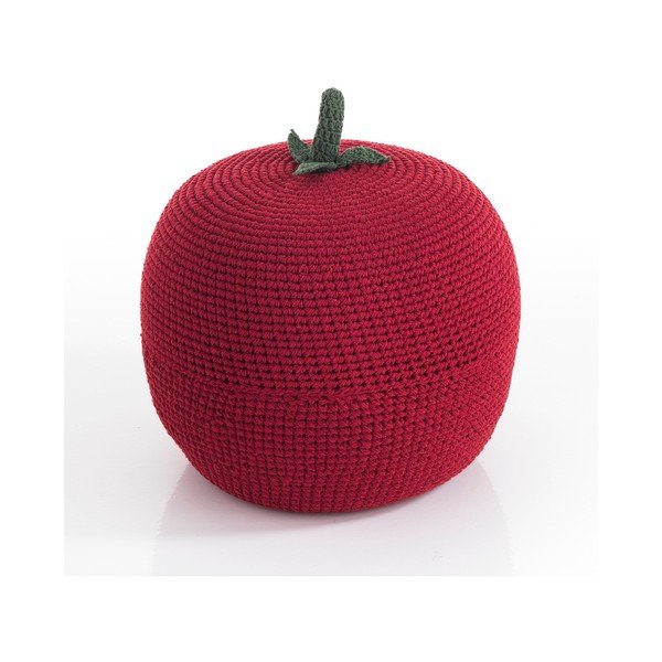 Czerwony puf dziecięcy Tomasucci Tomato