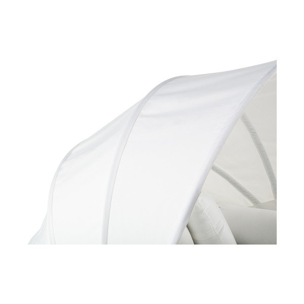 Sofa ogrodowa ze sztucznego rattanu ze składanym daszkiem Monobeli Miranda-image-3