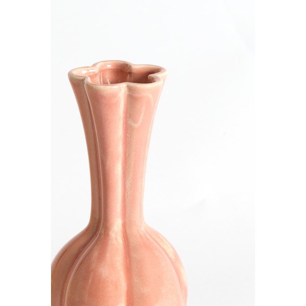 Różowy ceramiczny wazon (wysokość 17 cm) Sydell – Light & Living-image-1