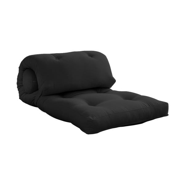 Czarnoantracytowy materac futon 70x200 cm Wrap Dark Grey – Karup Design-image-3