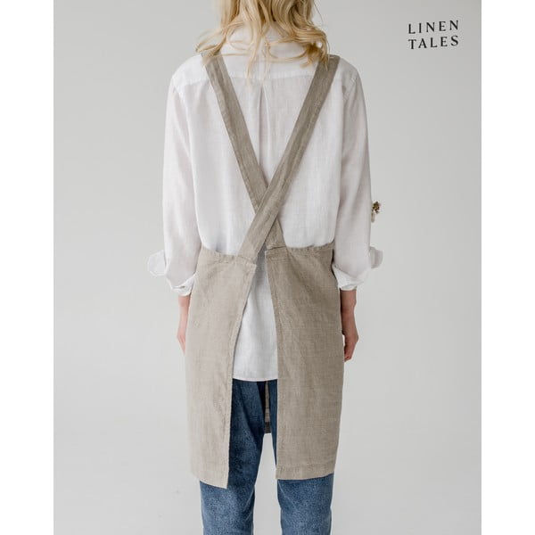 Lniany fartuch Crossback – Linen Tales-image-2
