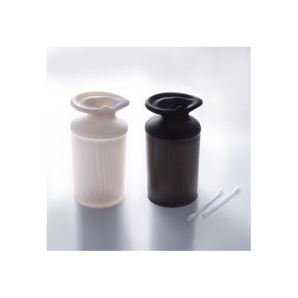 Pojemnik na patyczki kosmetyczne Ear Container, biały-image-1