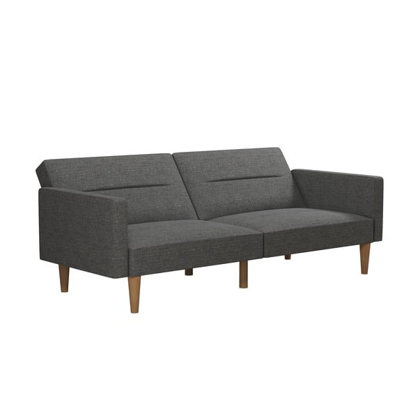Szara sofa rozkładana 204 cm Channel – Støraa-image-1