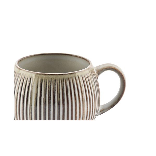Brązowy/beżowy kamionkowy kubek 400 ml Arto – S|P Collection-image-4