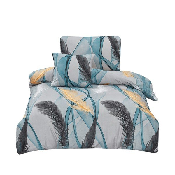 Pościel jednoosobowa z mikrosatyny 3-częściowa 140x200 cm Melissa – My House