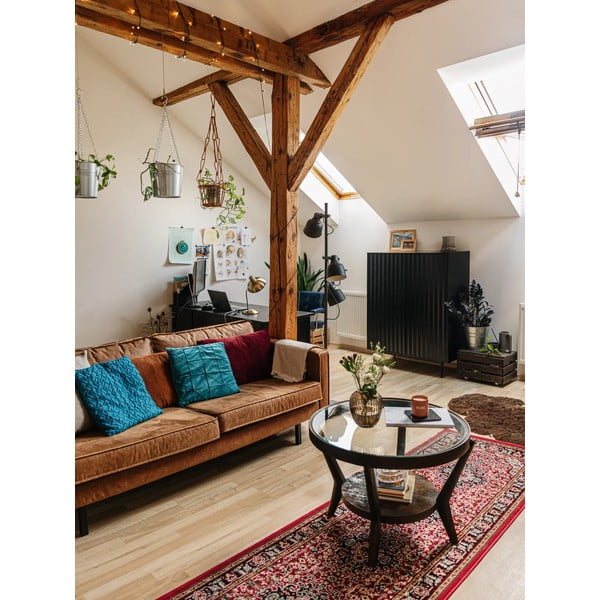 Czerwony chodnik Nouristan Skazar Isfahan, 80x250 cm-image-2