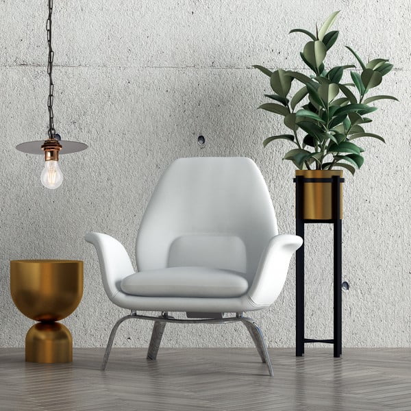 Czarna lampa wisząca − LAMKUR-image-2