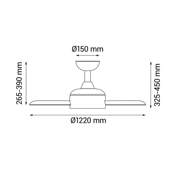 Czarna lampa sufitowa LED ø 15 cm Zarautz – SULION-image-3