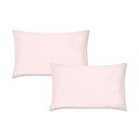 Poszewki na poduszki zestaw 2 szt. z perkalu bawełnianego 50x75 cm Cotton Percale – Bianca