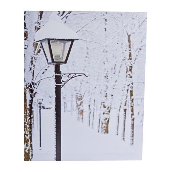 Obraz Ewax Snowy Lamp, 40x50 cm