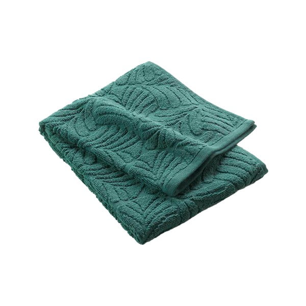 Zielony bawełniany ręcznik frotte 50x90 cm Madeira – douceur d'intérieur