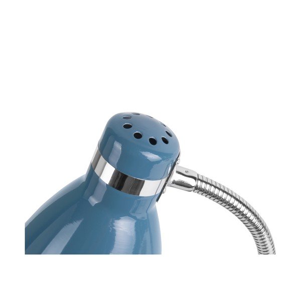 Niebieska lampa stołowa Leitmotiv Study Blue-image-1