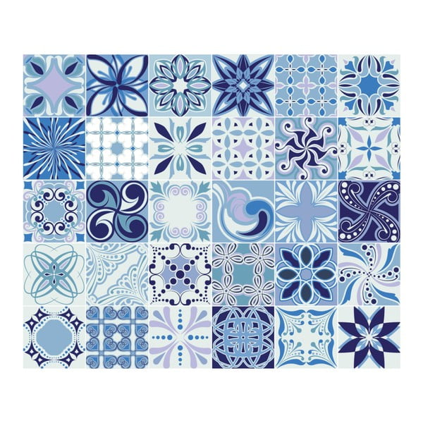 Zestaw 30 naklejek Ambiance Madeira, 15 x15 cm-image-2