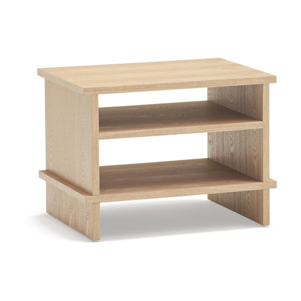 Szafka nocna w dekorze dębu w naturalnym kolorze Inari – Teulat